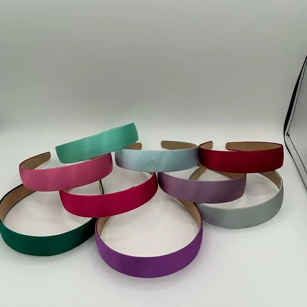 7 Colorful Women/girls Headband Set- new, a couple spots from dye transfer